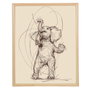 Wallity Pintura Decorativa en Lienzo Enmarcada 45 x 60 cm